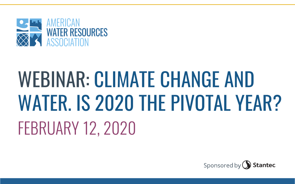 WEBINAR RECORDING: Climate Change and Water